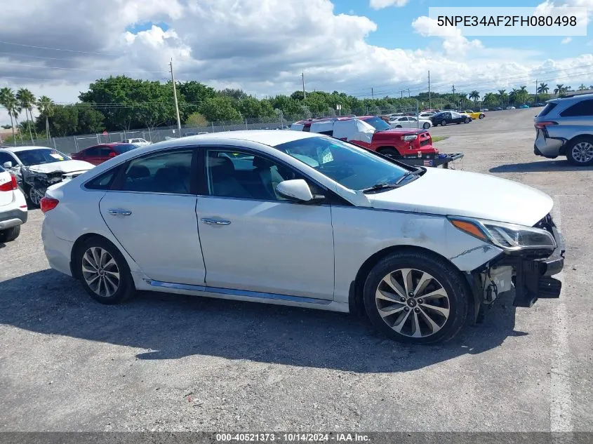 5NPE34AF2FH080498 2015 Hyundai Sonata Sport