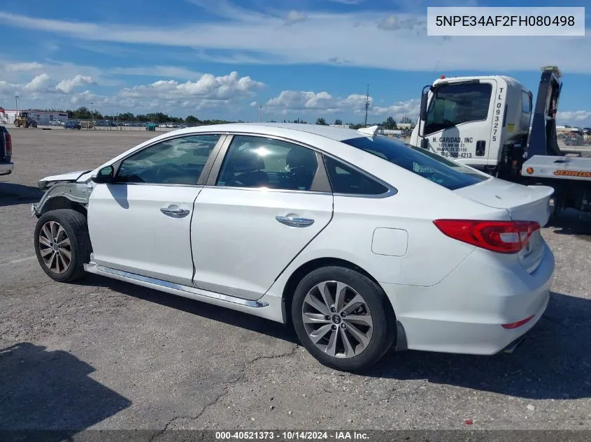 5NPE34AF2FH080498 2015 Hyundai Sonata Sport