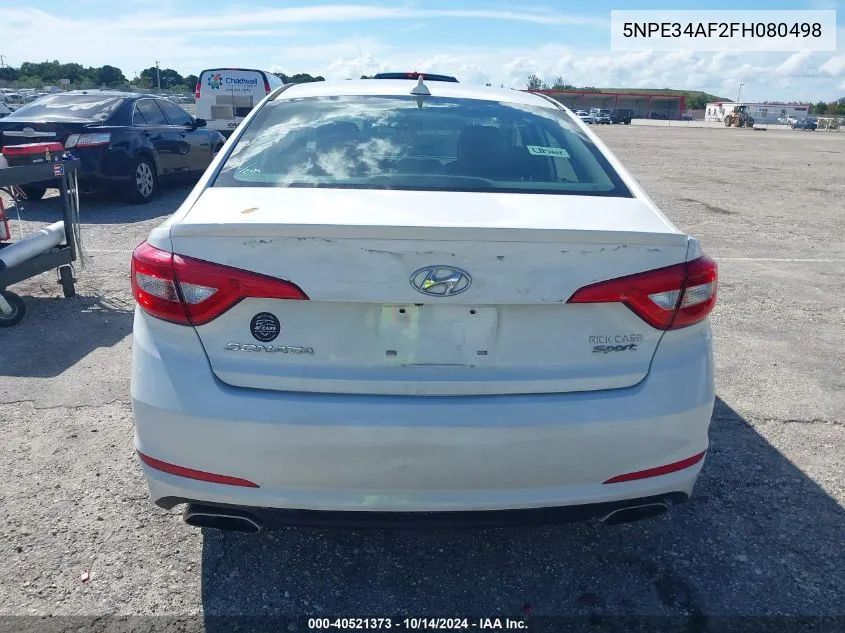 5NPE34AF2FH080498 2015 Hyundai Sonata Sport