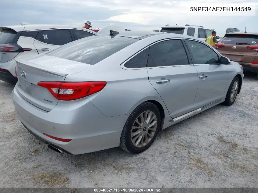 2015 Hyundai Sonata Sport/Limited VIN: 5NPE34AF7FH144549 Lot: 40521715