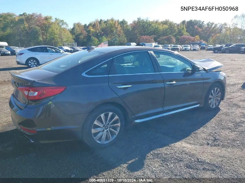 2015 Hyundai Sonata Sport VIN: 5NPE34AF6FH050968 Lot: 40551339