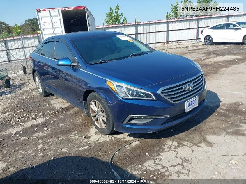 2015 Hyundai Sonata Se VIN: 5NPE24AF9FH224485 Lot: 40552485