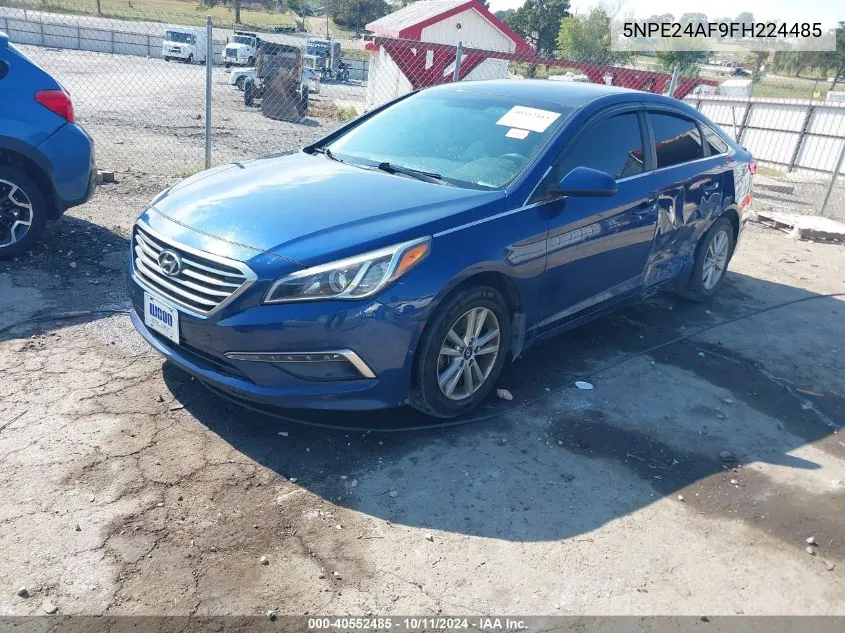 2015 Hyundai Sonata Se VIN: 5NPE24AF9FH224485 Lot: 40552485