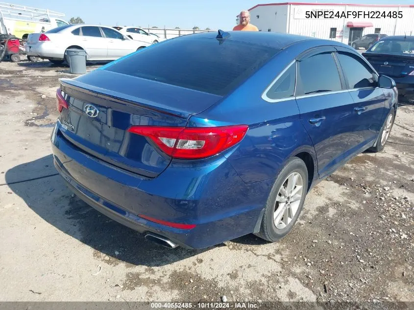 2015 Hyundai Sonata Se VIN: 5NPE24AF9FH224485 Lot: 40552485