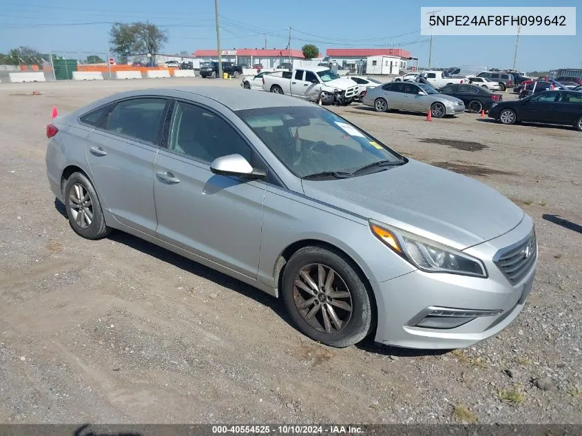 2015 Hyundai Sonata Se VIN: 5NPE24AF8FH099642 Lot: 40554525