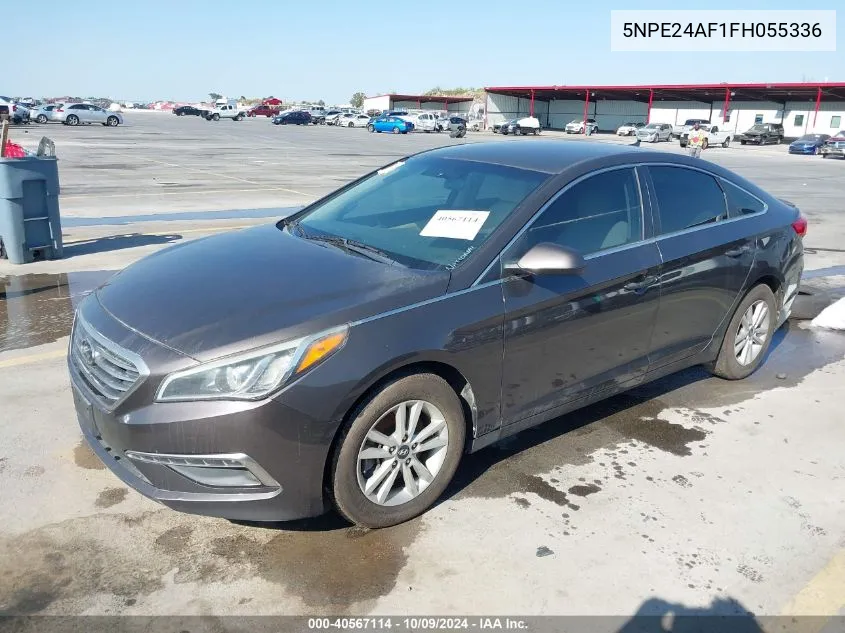 2015 Hyundai Sonata Se VIN: 5NPE24AF1FH055336 Lot: 40567114