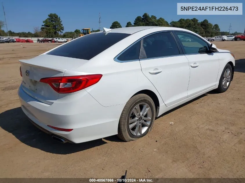 2015 Hyundai Sonata Se VIN: 5NPE24AF1FH226473 Lot: 40567866