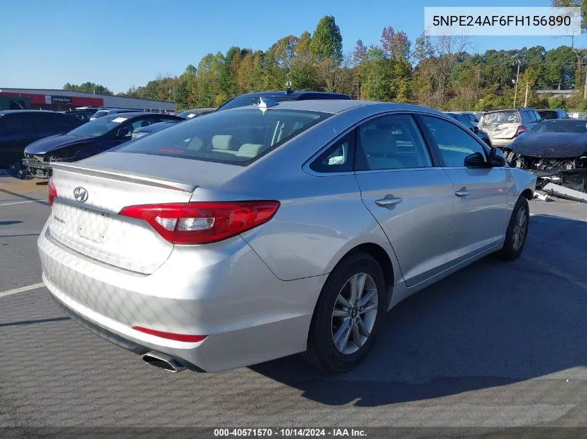 5NPE24AF6FH156890 2015 Hyundai Sonata Se