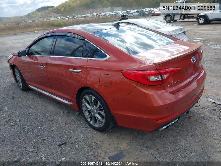 5NPE34AB0FH209688 2015 Hyundai Sonata Sport/Limited