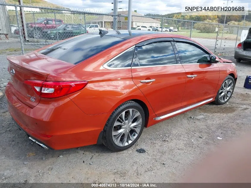 5NPE34AB0FH209688 2015 Hyundai Sonata Sport/Limited