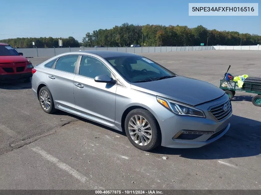 5NPE34AFXFH016516 2015 Hyundai Sonata Limited