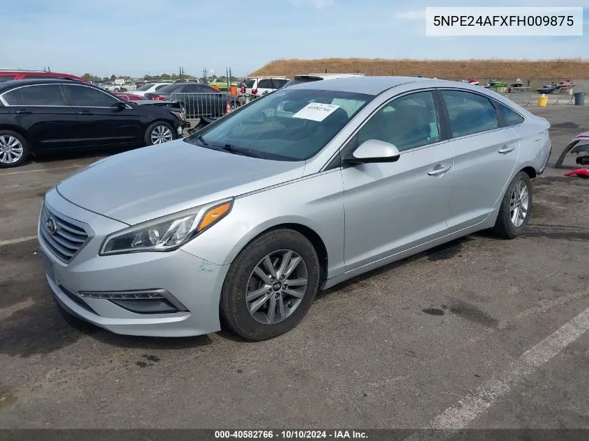 5NPE24AFXFH009875 2015 Hyundai Sonata Se