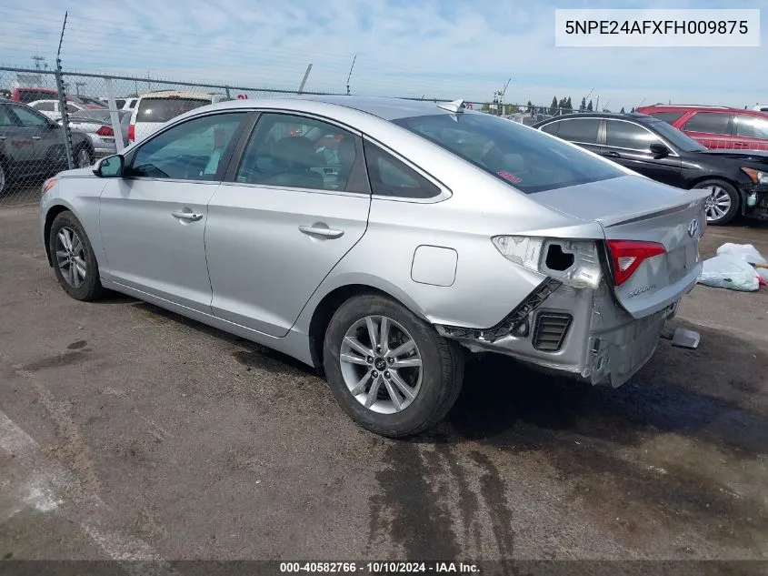 5NPE24AFXFH009875 2015 Hyundai Sonata Se