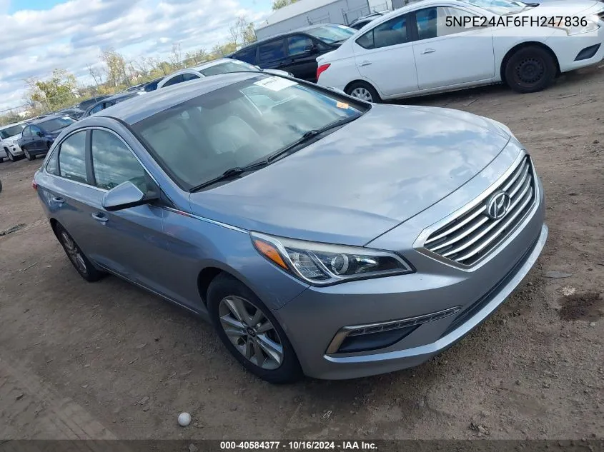 5NPE24AF6FH247836 2015 Hyundai Sonata Se