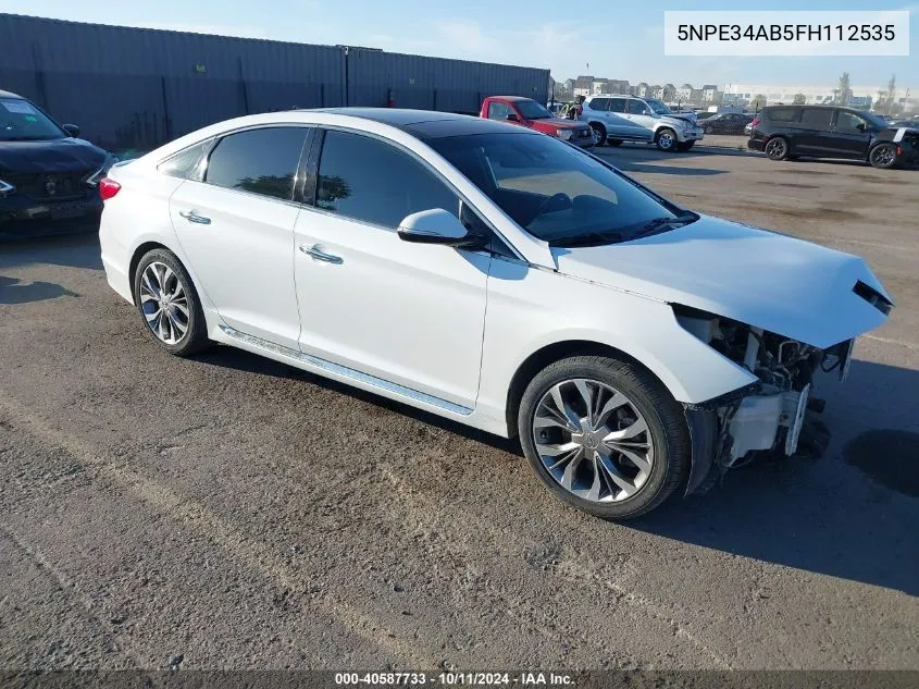 5NPE34AB5FH112535 2015 Hyundai Sonata Limited 2.0T