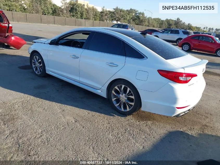 5NPE34AB5FH112535 2015 Hyundai Sonata Limited 2.0T