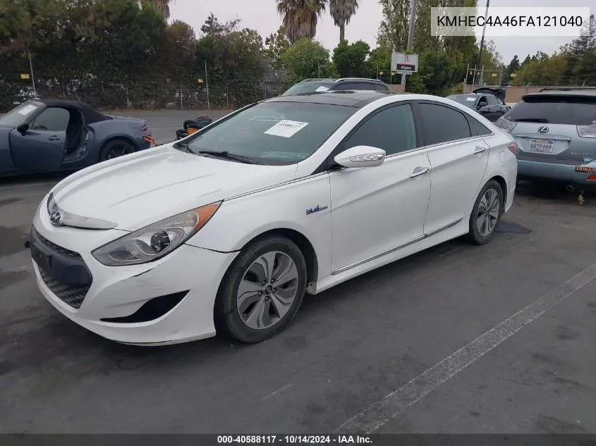 2015 Hyundai Sonata Hybrid Limited VIN: KMHEC4A46FA121040 Lot: 40588117