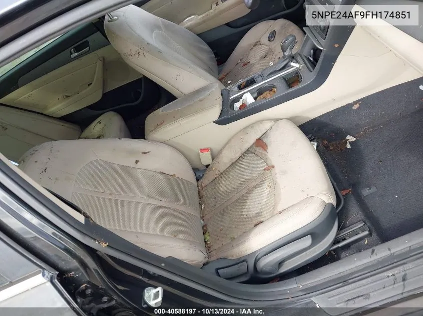 5NPE24AF9FH174851 2015 Hyundai Sonata Se