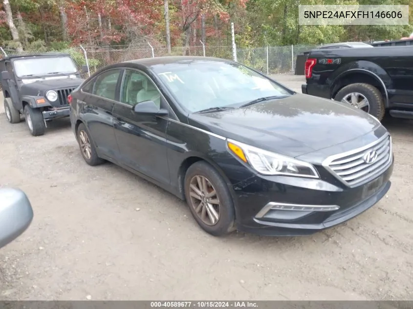 2015 Hyundai Sonata Se VIN: 5NPE24AFXFH146606 Lot: 40589677