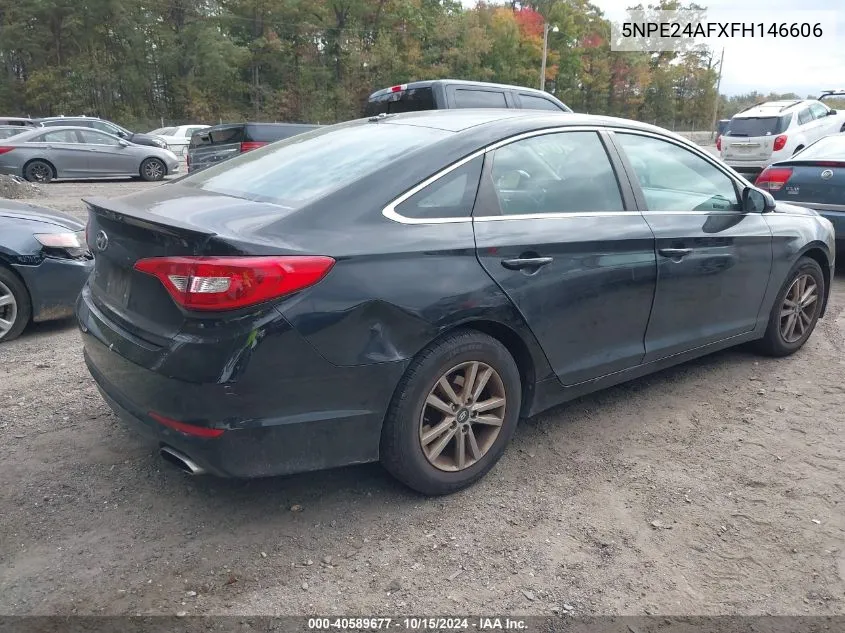 5NPE24AFXFH146606 2015 Hyundai Sonata Se