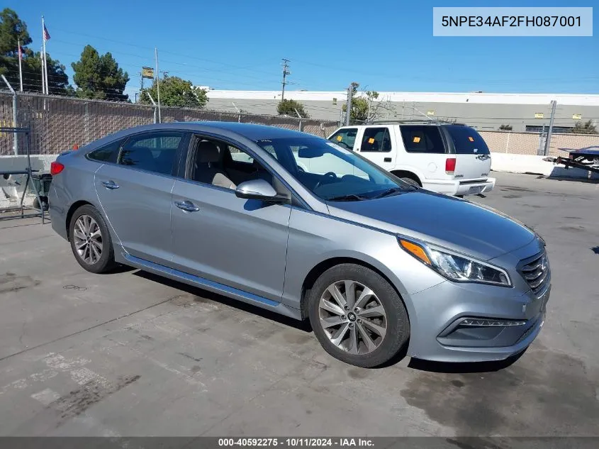 5NPE34AF2FH087001 2015 Hyundai Sonata Sport