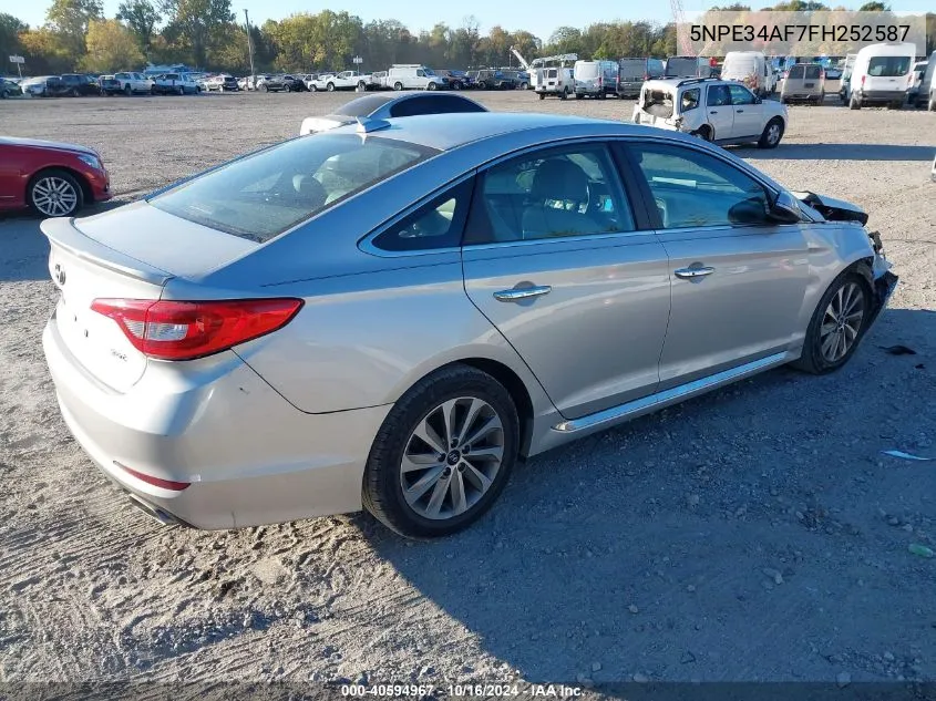 2015 Hyundai Sonata Sport VIN: 5NPE34AF7FH252587 Lot: 40594967