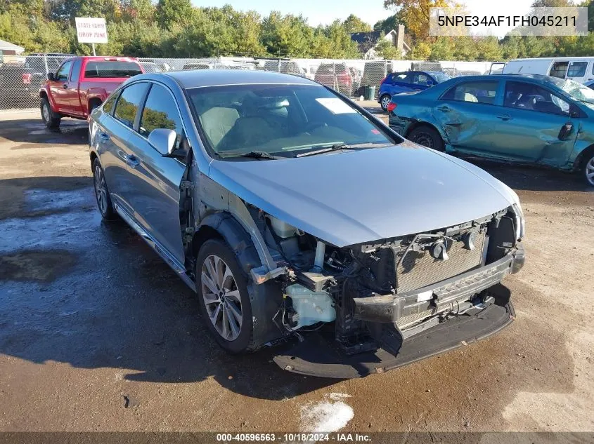 5NPE34AF1FH045211 2015 Hyundai Sonata Sport