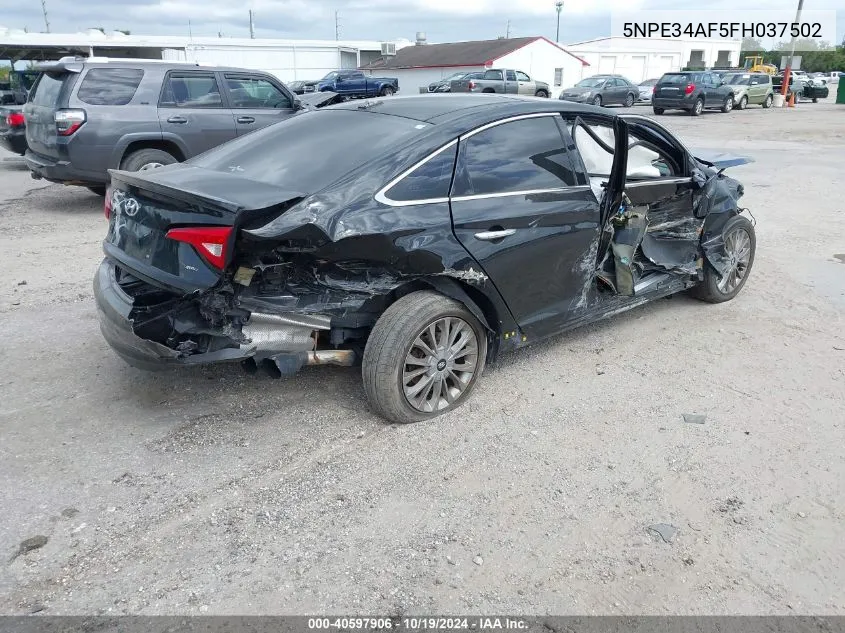 5NPE34AF5FH037502 2015 Hyundai Sonata Sport/Limited