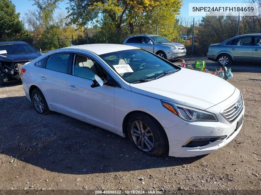 2015 Hyundai Sonata Se VIN: 5NPE24AF1FH184659 Lot: 40598532