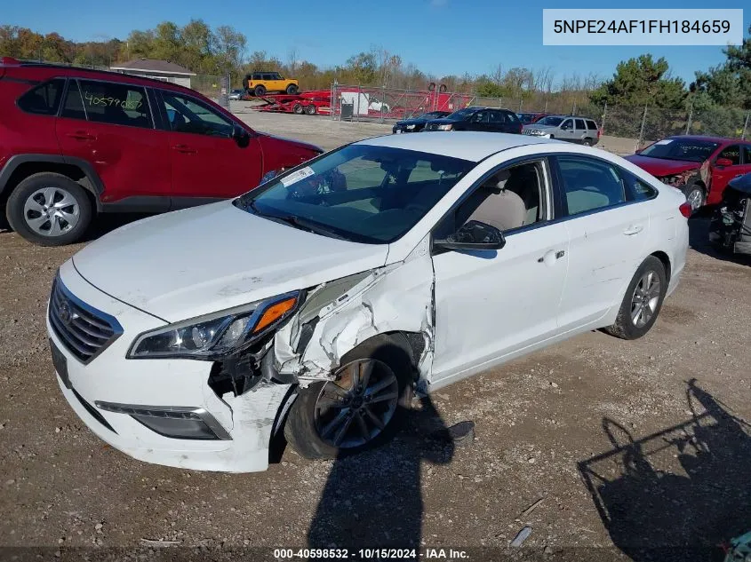 2015 Hyundai Sonata Se VIN: 5NPE24AF1FH184659 Lot: 40598532