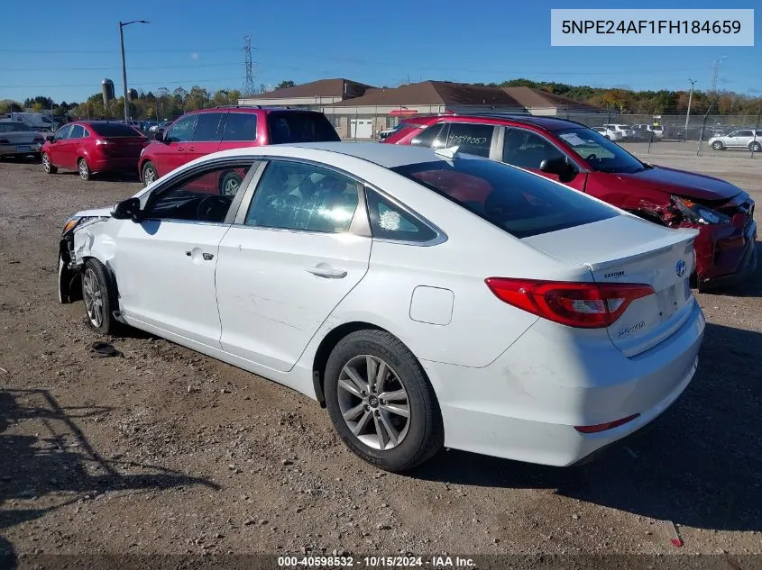 5NPE24AF1FH184659 2015 Hyundai Sonata Se