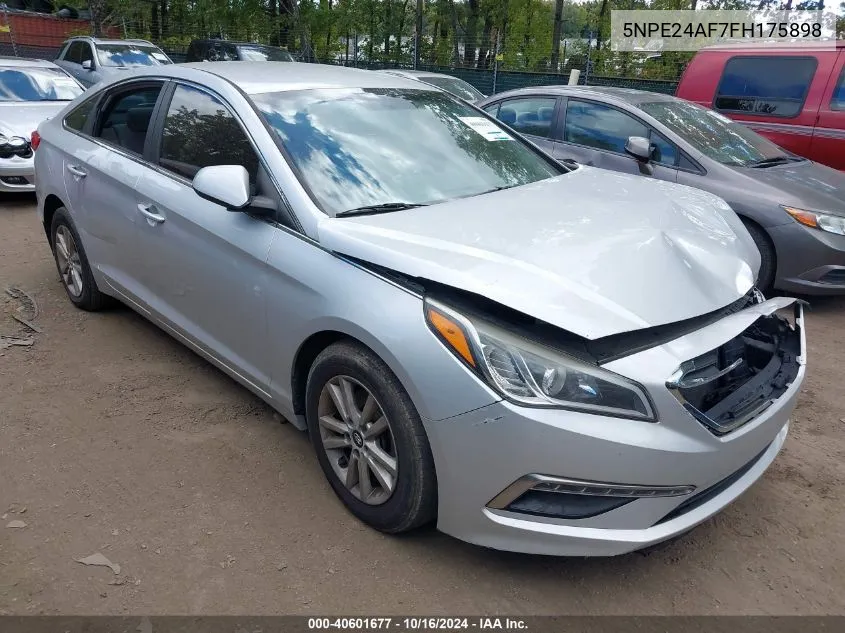 5NPE24AF7FH175898 2015 Hyundai Sonata Se