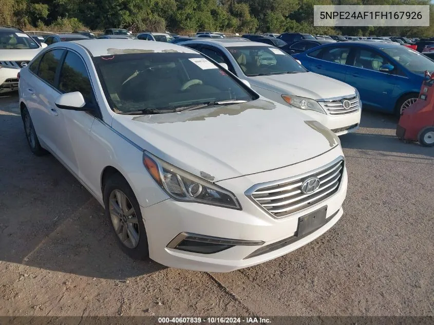 5NPE24AF1FH167926 2015 Hyundai Sonata Se