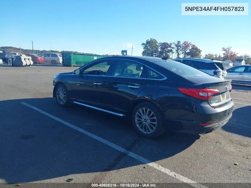 2015 Hyundai Sonata Limited VIN: 5NPE34AF4FH057823 Lot: 40608216