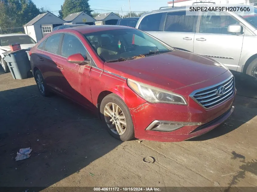 2015 Hyundai Sonata Se VIN: 5NPE24AF9FH207606 Lot: 40611172