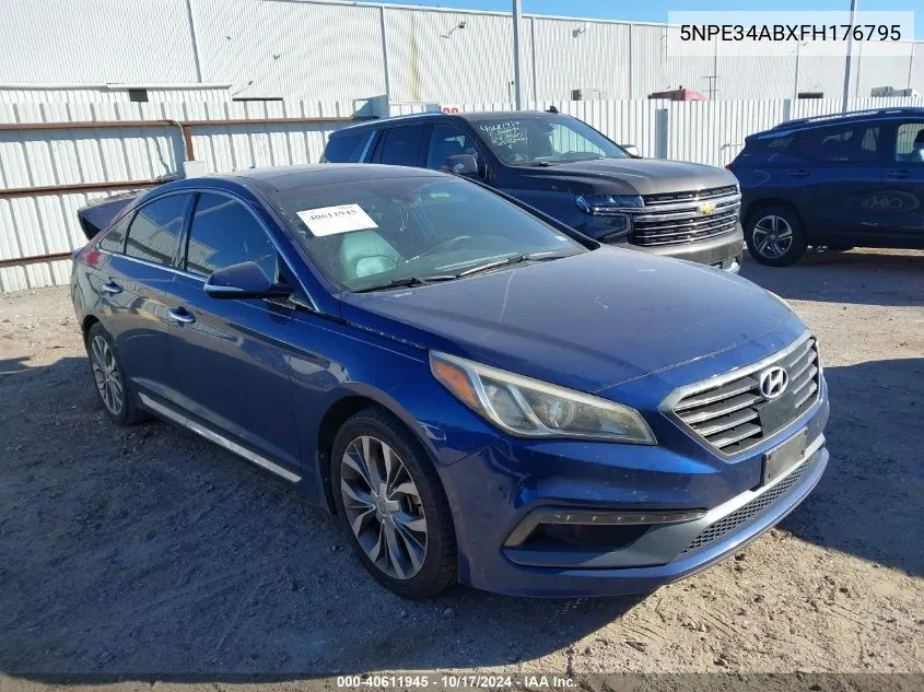 5NPE34ABXFH176795 2015 Hyundai Sonata Limited 2.0T