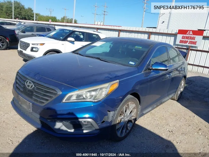 5NPE34ABXFH176795 2015 Hyundai Sonata Limited 2.0T