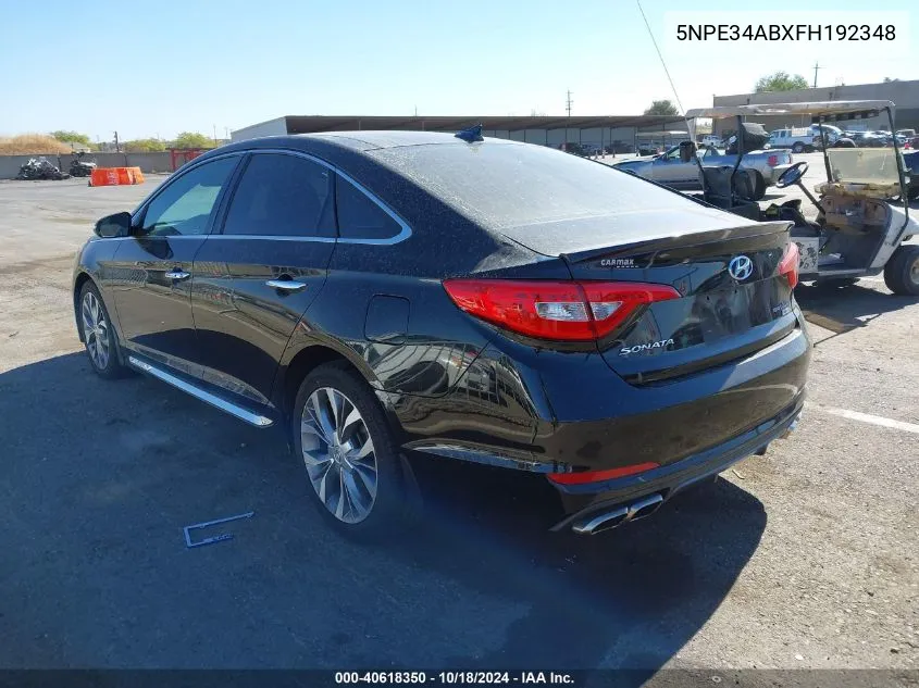 5NPE34ABXFH192348 2015 Hyundai Sonata Limited 2.0T