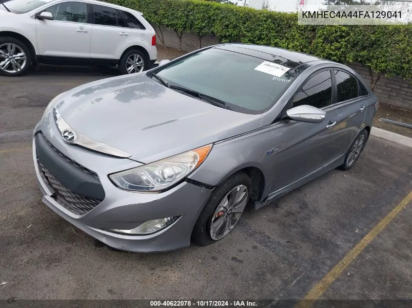 2015 Hyundai Sonata Hybrid Limited VIN: KMHEC4A44FA129041 Lot: 40622078