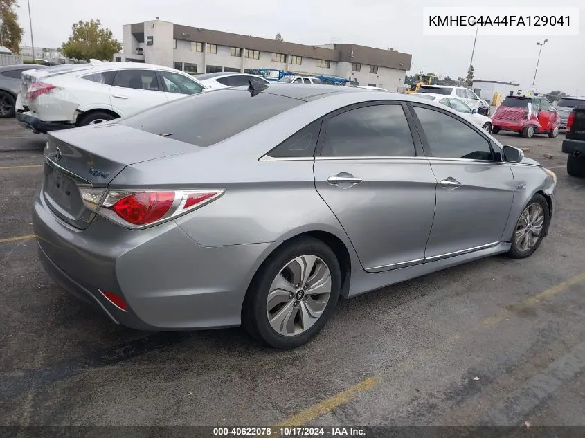 KMHEC4A44FA129041 2015 Hyundai Sonata Hybrid Limited