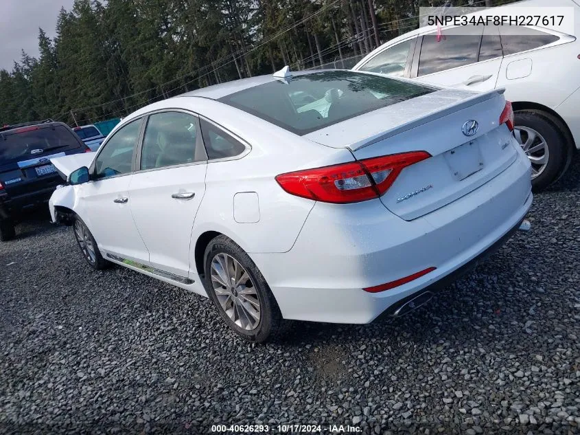 5NPE34AF8FH227617 2015 Hyundai Sonata Limited