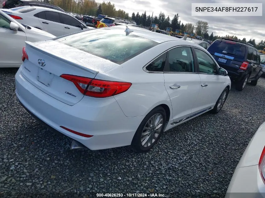 5NPE34AF8FH227617 2015 Hyundai Sonata Limited