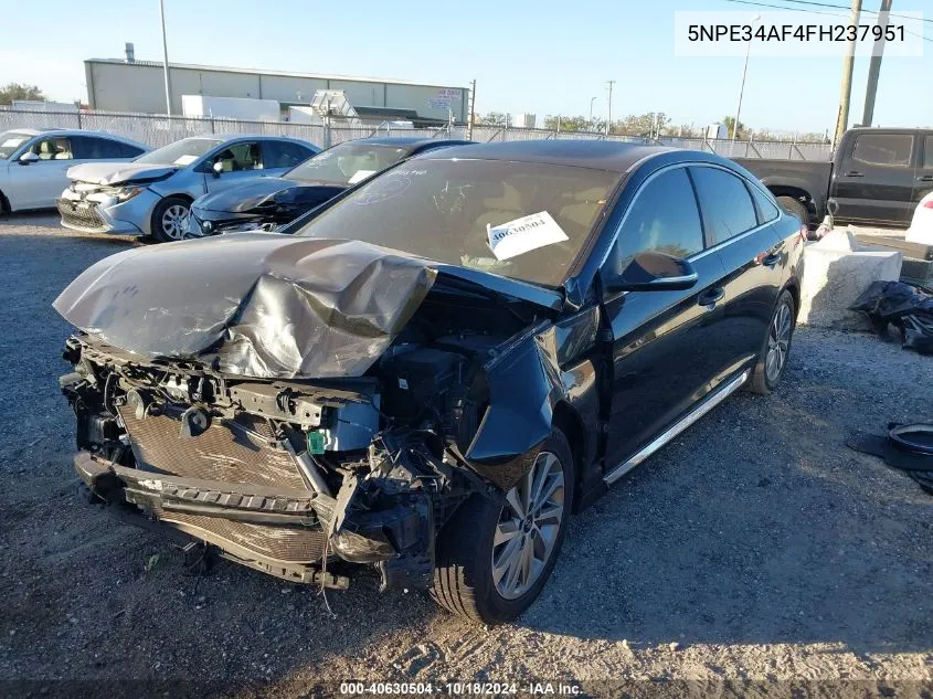 5NPE34AF4FH237951 2015 Hyundai Sonata Sport