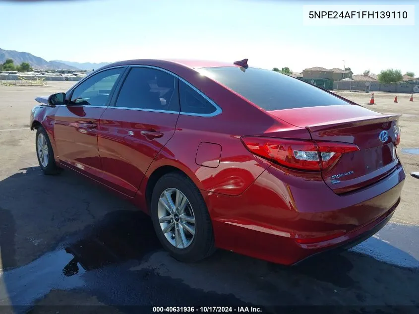 5NPE24AF1FH139110 2015 Hyundai Sonata Se