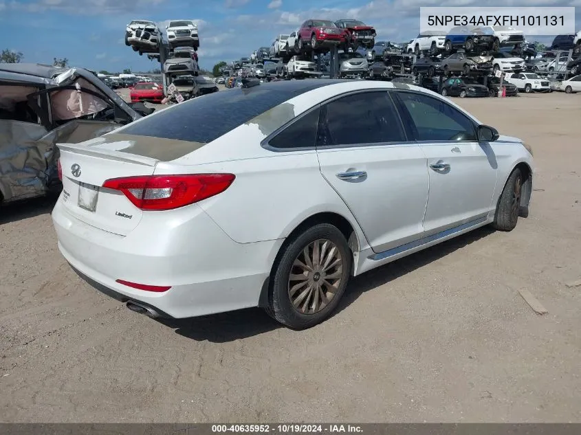 5NPE34AFXFH101131 2015 Hyundai Sonata Limited