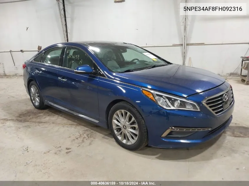 5NPE34AF8FH092316 2015 Hyundai Sonata Limited