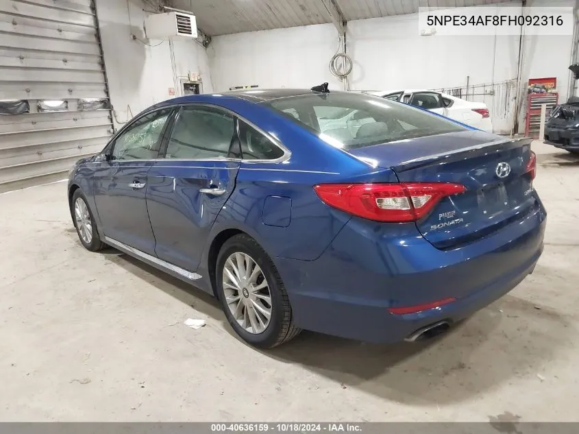 5NPE34AF8FH092316 2015 Hyundai Sonata Limited