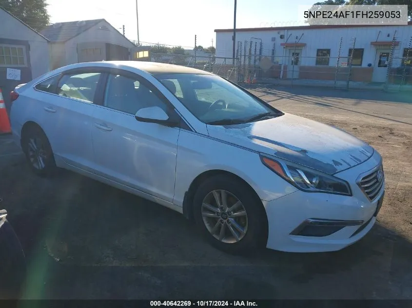 5NPE24AF1FH259053 2015 Hyundai Sonata Se