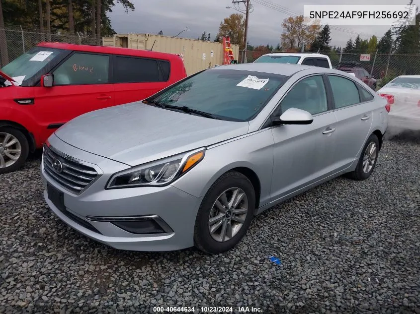 2015 Hyundai Sonata Se VIN: 5NPE24AF9FH256692 Lot: 40644634