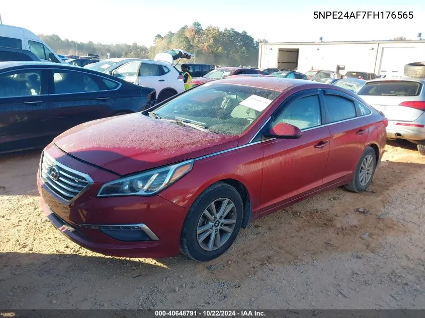 5NPE24AF7FH176565 2015 Hyundai Sonata Se